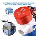 1100 GPH 12V upotettava pilssipumppu veneisiin, jahteihin ja akvaarioihin