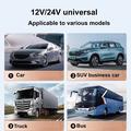 12V/24V:n autokäyttöinen vedenkeitin älykkäällä lämpötilansäätimellä - 800ml - musta