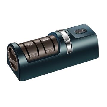 12W:n akkukäyttöinen sähköveitsenteroitin, 3 nopeusasetusta - vihreä