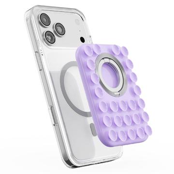 2-in-1 MagSafe-imukuppipidike, jossa on rengas - violetti