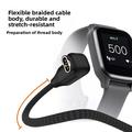 2-in-1 USB-C/USB-A -punoskaapeli, kulmikas latauskaapeli Garmin-älykelloille - 1m