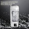 23652D Sähköinen proteiinisekoituspullo 700ml - valkoinen