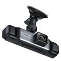 3.0" 1080P 4-objektiivinen Dash Cam, jossa on etu-, taka- ja sivutallennus.