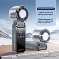 3-in-1 Mini TEC -puolijohdejäähdytyspuhallin LED-näytöllä – harmaa