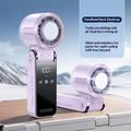 3-in-1 Mini TEC -puolijohdejäähdytyspuhallin LED-näytöllä – violetti