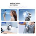 3-in-1 Mini TEC -puolijohdejäähdytyspuhallin LED-näytöllä – valkoinen