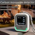 3-in-1 kannettava hiilimonoksiditunnistin lämpötilan ja kosteuden mittarilla
