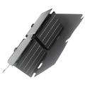 30W:n taitettava aurinkolaturi, jossa on kaksi USB- ja DC-ulostuloa - musta
