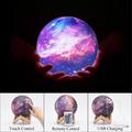 3D Galaxy LED-valaisin / yövalo - 15cm