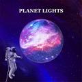 3D Galaxy LED-valaisin / yövalo - 15cm