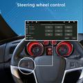 6.9" Single DIN -autostereo, jossa langaton CarPlay ja Android Auto - musta