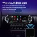 6.9" Single DIN -autostereo, jossa langaton CarPlay ja Android Auto - musta