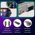 6.9" Single DIN -autostereo, jossa langaton CarPlay ja Android Auto - musta