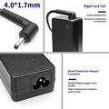 65W:n kannettavan tietokoneen laturi Lenovo IdeaPad-/Flex-/V-sarjoille – 4.0 x 1.7mm – 20V/3.25A