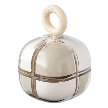 8-osainen magneettinen pilleriastia - beige