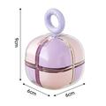 8-lokeroinen magneettinen pilleriastia - vaaleanpunainen / violetti