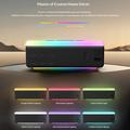 8830 Digitaalinen herätyskello RGB-yövalolla - musta