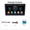 9009W -auton multimediasoitin, jossa on langaton CarPlay ja Android Auto - 9" - musta