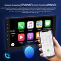 9009W -auton multimediasoitin, jossa on langaton CarPlay ja Android Auto - 9" - musta