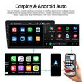 9009W -auton multimediasoitin, jossa on langaton CarPlay ja Android Auto - 9" - musta
