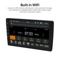 9009W -auton multimediasoitin, jossa on langaton CarPlay ja Android Auto - 9" - musta