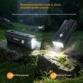 A1 5W:n mini-LED-taskulamppu - 580lm, IP66, USB-C, magneettikiinnike - musta