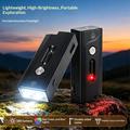 A1 5W:n mini-LED-taskulamppu - 580lm, IP66, USB-C, magneettikiinnike - musta