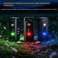 A1 5W:n mini-LED-taskulamppu - 580lm, IP66, USB-C, magneettikiinnike - musta