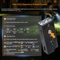 A1 5W:n mini-LED-taskulamppu - 580lm, IP66, USB-C, magneettikiinnike - musta