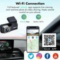 A10-kaksoisajokamera - 4K/2K, GPS, ADAS, WiFi, pysäköintivalvonta - musta