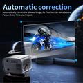 A10 Plus -kannettava Android-älyprojektori, jossa on 4K-dekoodaus – musta