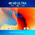 A10 Plus -kannettava Android-älyprojektori, jossa on 4K-dekoodaus – musta