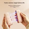 A19 2-in-1 magneettinen käsilämmitin 6000mAh - vaaleanpunainen