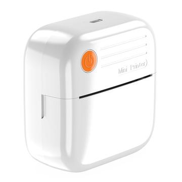 A35 Bluetooth-lämpöminitulostin paperilla - valkoinen