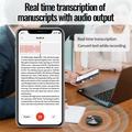 A6 magneettinen sanelupuhelin, jossa on ChatGPT Älykäs transkriptiokääntäjä - 128GB