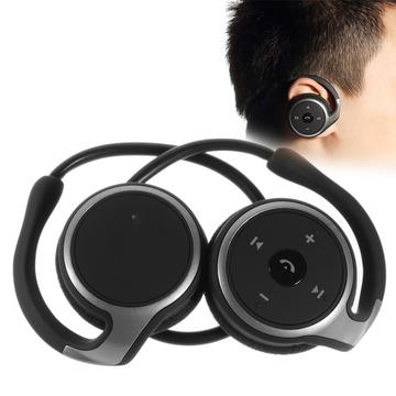 A6 Sports Bluetooth 4.0 -kaulapantaiset kuulokkeet - musta