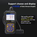 AT500 OBD2-skanneri - Auton diagnostiikkalaite, jossa on 2.4" TFT-näyttö - musta / keltainen