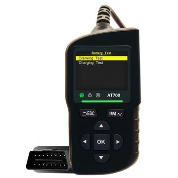 AT700 OBD2 -autodiagnostiikkalukija, 2.4" TFT-näytöllä - musta