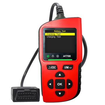 AT700 OBD2 -autodiagnostiikkaskanneri, 2.4" TFT-näytöllä - punainen