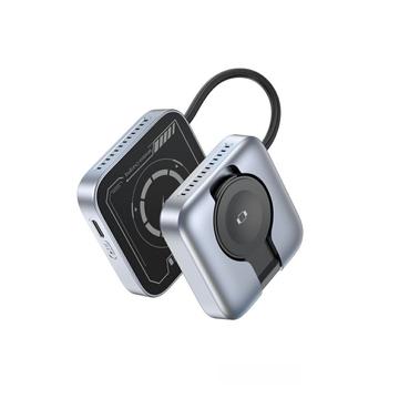 AWEI W35 3-in-1 langaton laturi – 15W – harmaa