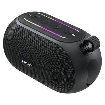 Acefast K15 Air kannettava Bluetooth-kaiutin 6W – IPX7, RGB-valaistus, TWS – musta