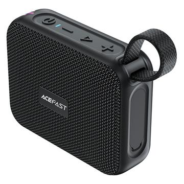 Acefast K15 Go kannettava Bluetooth-kaiutin – RGB-valaistus, IPX7, Bluetooth 6.0 – musta