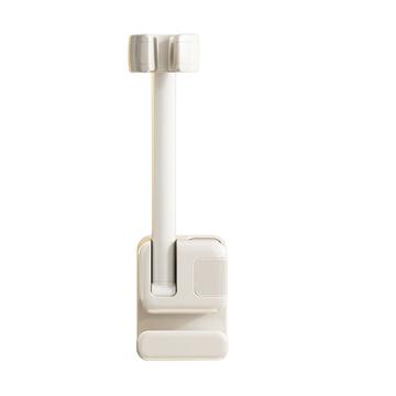 Säädettävä kädet vapaana -hiustenkuivaajan pidike - valkoinen