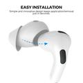 AirPods 4 Ahastyle PT66-4 -melua vaimentavat silikonikorvatulpat - valkoiset