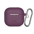 AirPods 4/AirPods 5 Tech-Protect silikoninen koukkukotelo - Burgundi