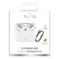 AirPods Pro 3 Puro 0.3 Nude TPU-kotelo - läpinäkyvä