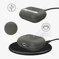 AirPods Pro 3 Tech-Protect NaturalFit -nahkakotelo - Oliivinvihreä