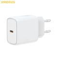 Amorus PD 20 W:n nopea USB-C-laturi – valkoinen