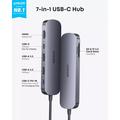 Anker A83D2HA1 7-in-1 USB-C -keskitin - harmaa