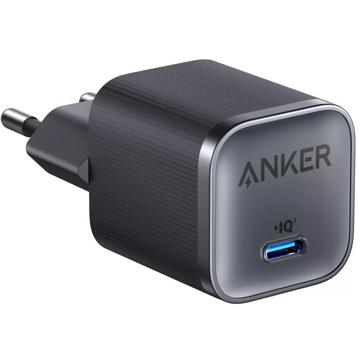 Anker Nano 45W GaN USB-C seinälaturi - Musta